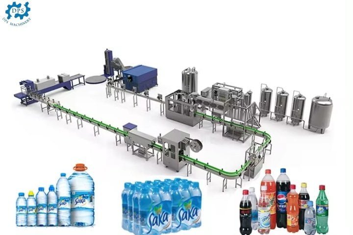 Suzhou DPS Machinery liquid packaging production line - complete water, juice and beverage filling solution
