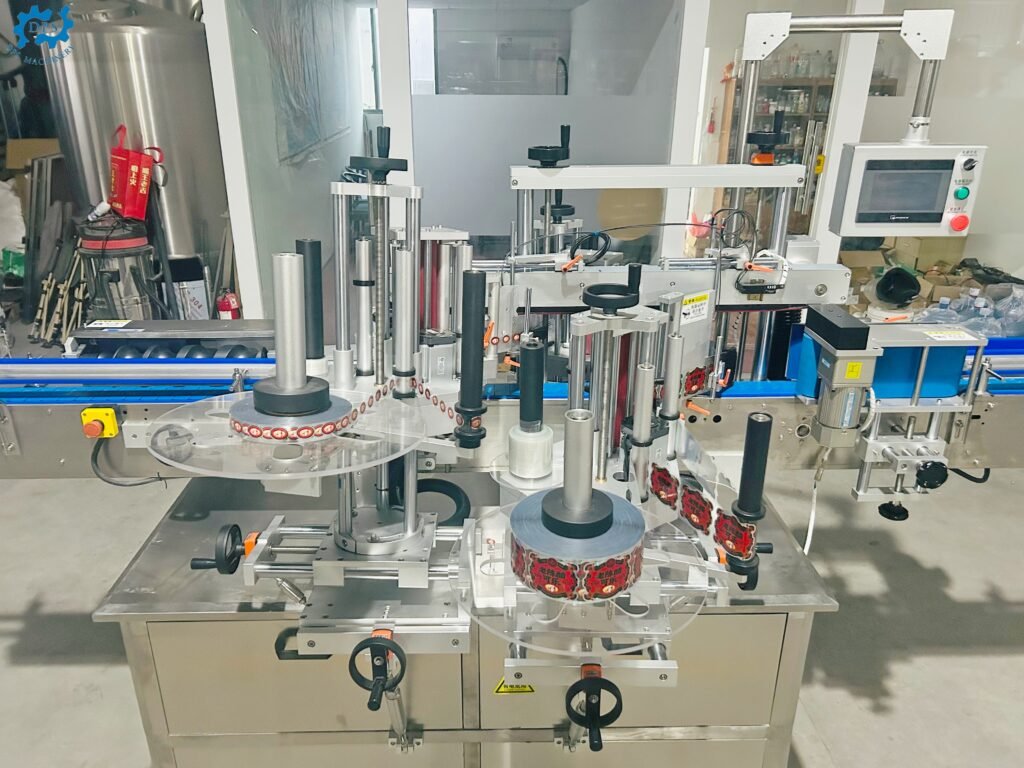 Automatic Three Labels Sticker Labeling Machine