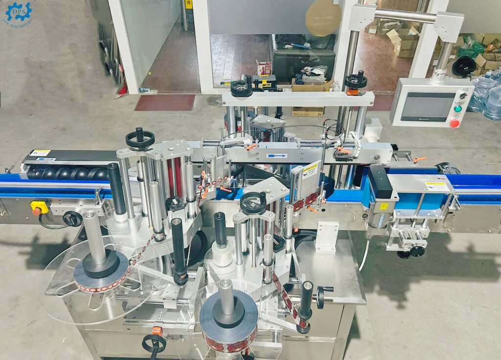 Automatic Three Labels Sticker Labeling Machine