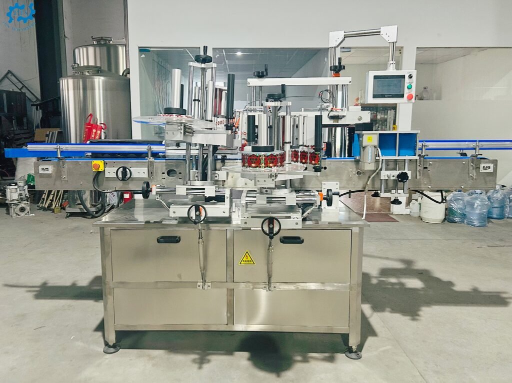 Automatic Three Labels Sticker Labeling Machine